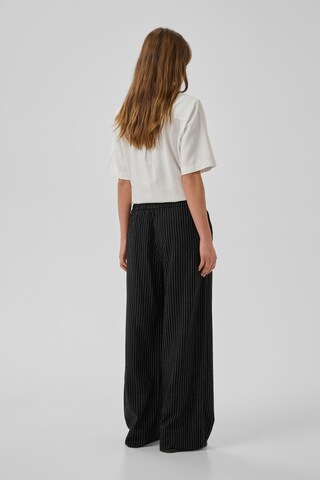 My Essential Wardrobe Wide leg Broek 'Jannie' in Zwart