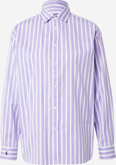 Polo Ralph Lauren Blouse in de kleur Lavendel / Zwart / Wit, Productweergave