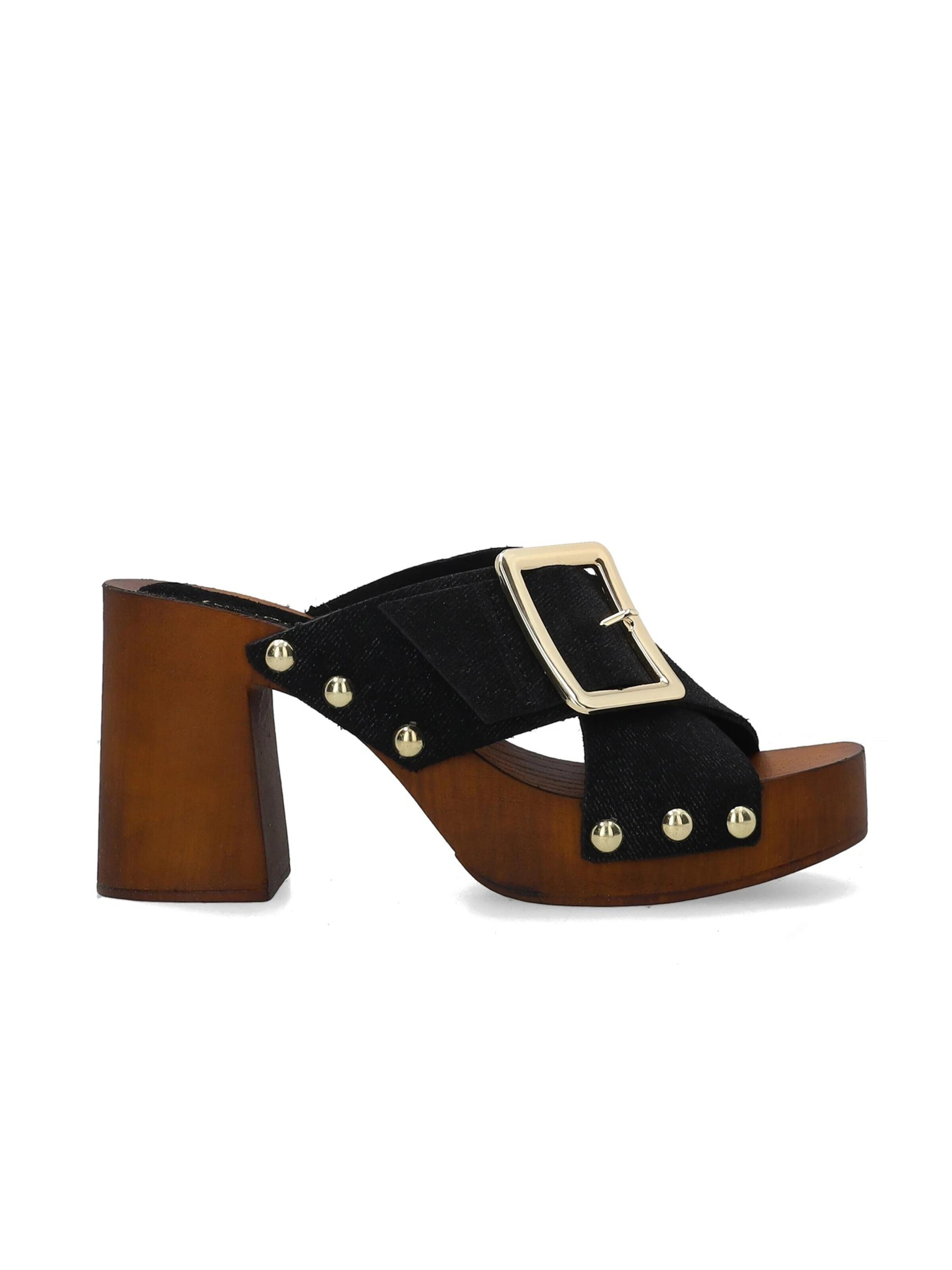 VENEZIA Mules in Black