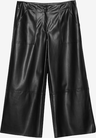 Someday Wide leg Pants 'Ciled' in Black: front