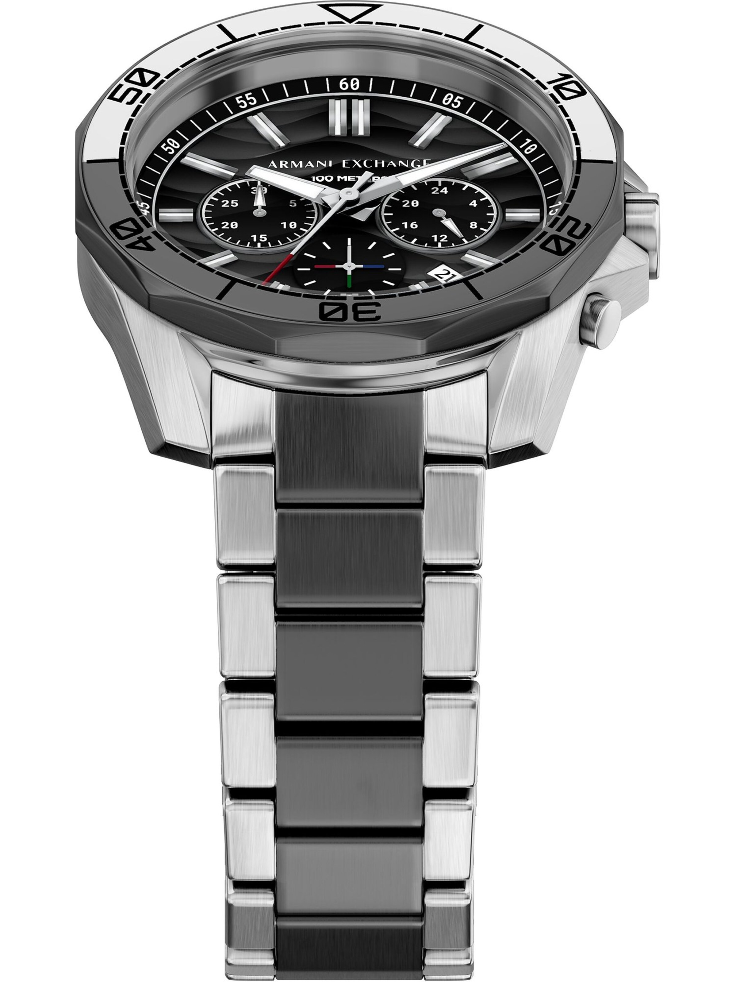 ARMANI EXCHANGE Analoguhr in Silber