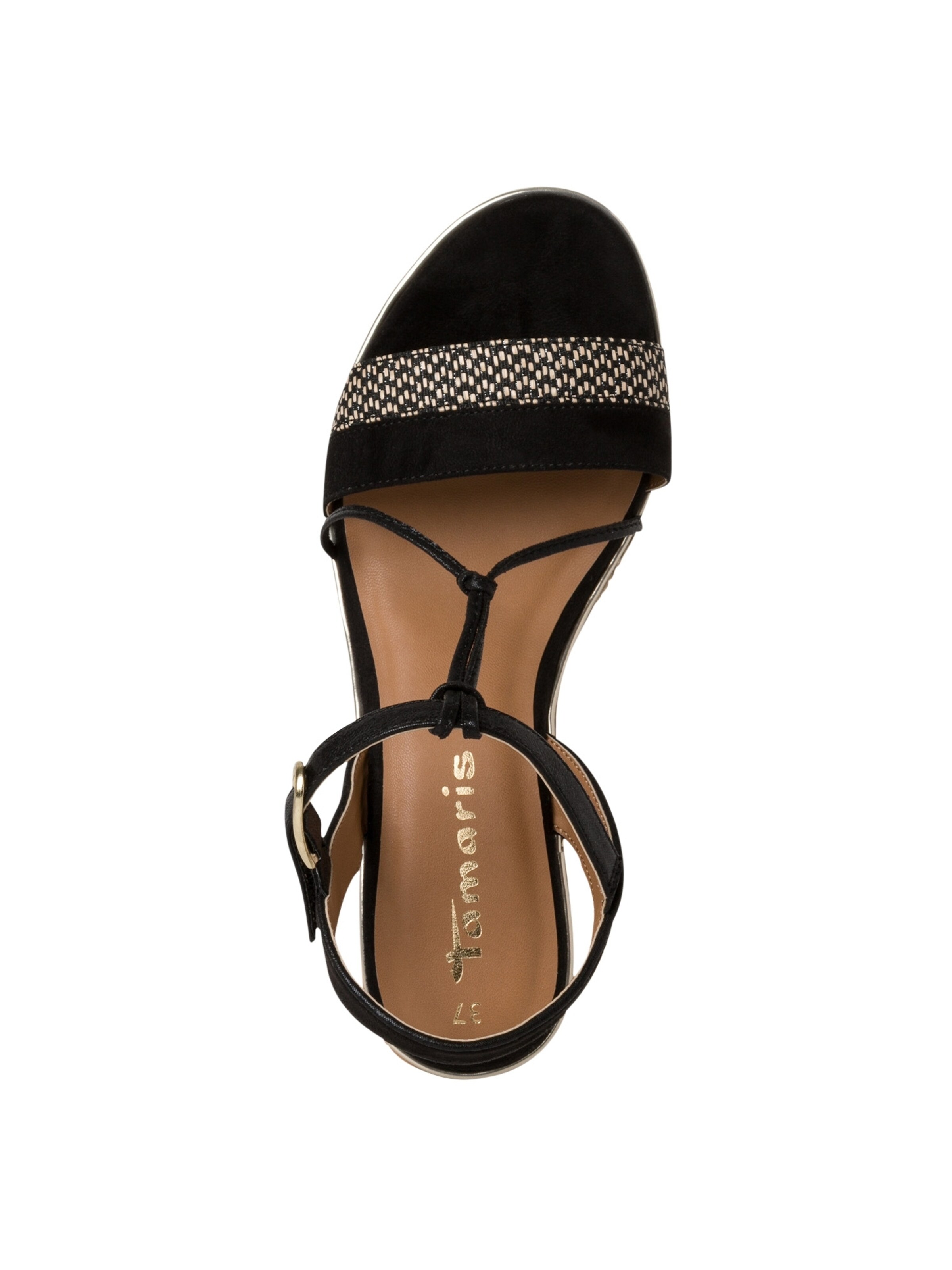 Sandales Tamaris en noir