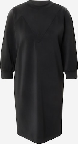 Esqualo Dress in Black: front
