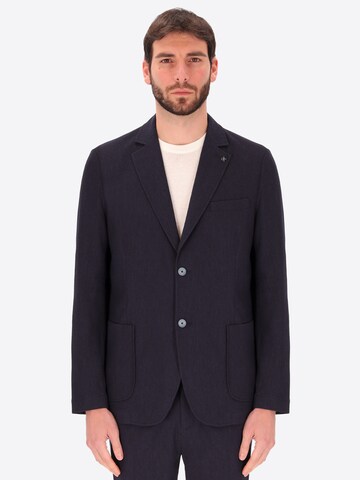 Distretto12 Regular fit Colbert in Blauw: voorkant