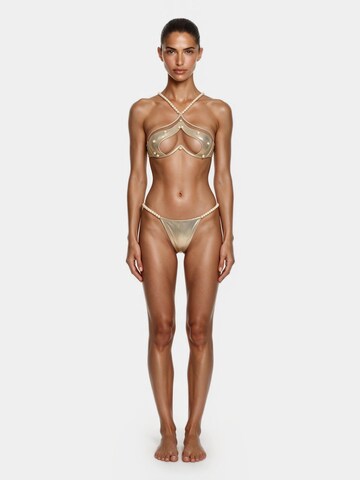 Hauts de bikini 'Mia' GOD SAVE QUEENS en or