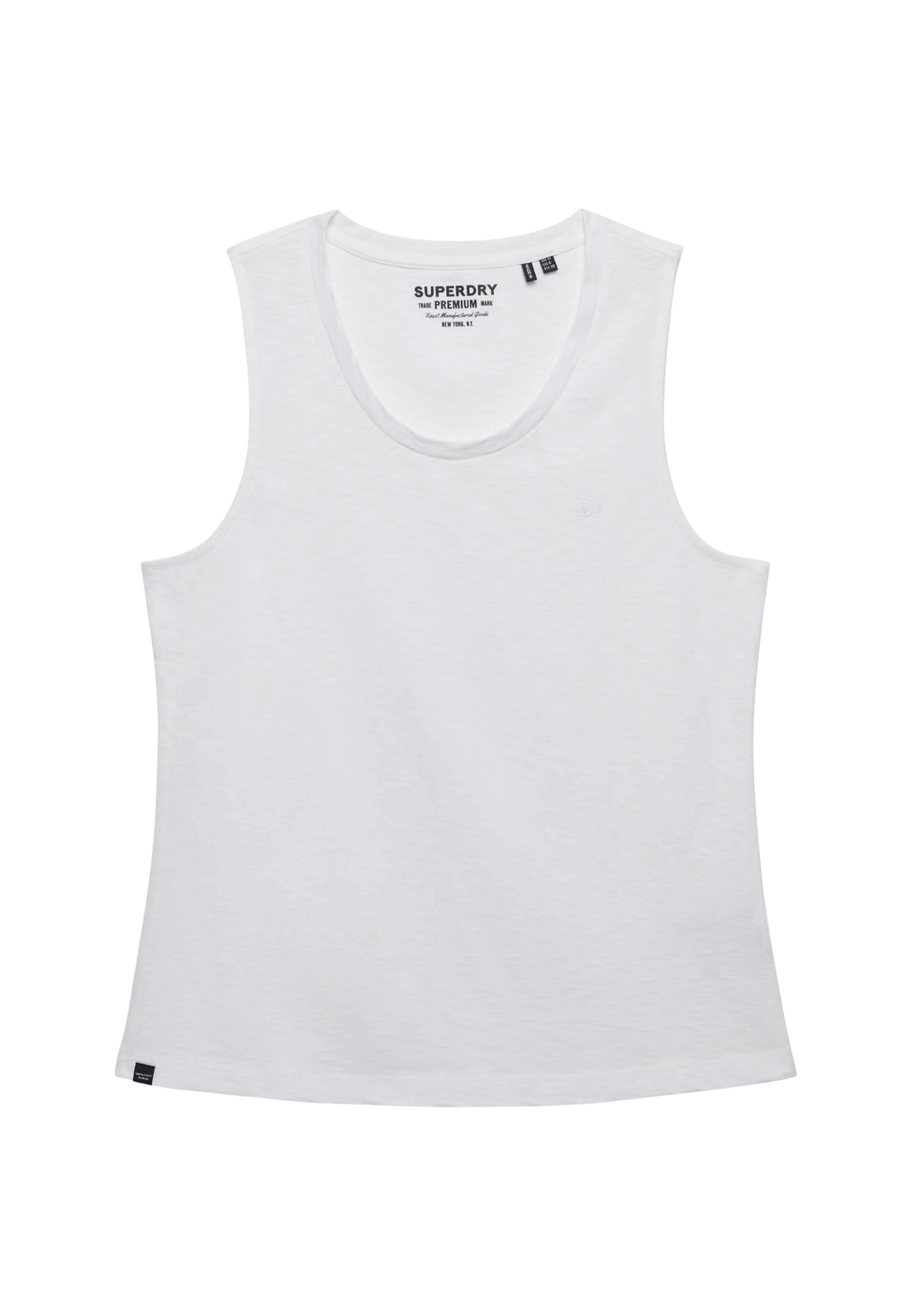 Superdry & Co Top in Weiß: Vorderseite