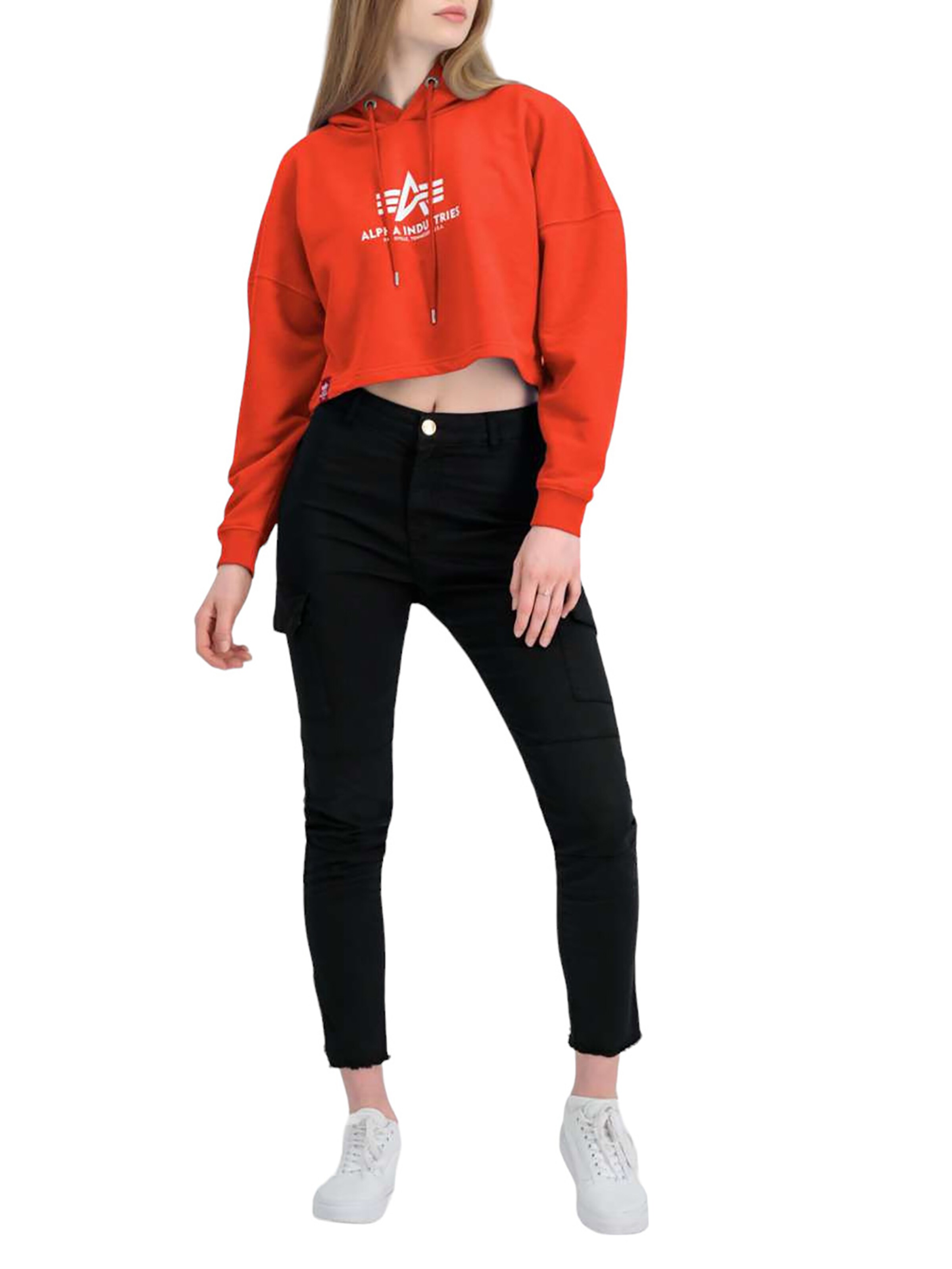 ALPHA INDUSTRIES Sweatshirt 'Basic' in Red