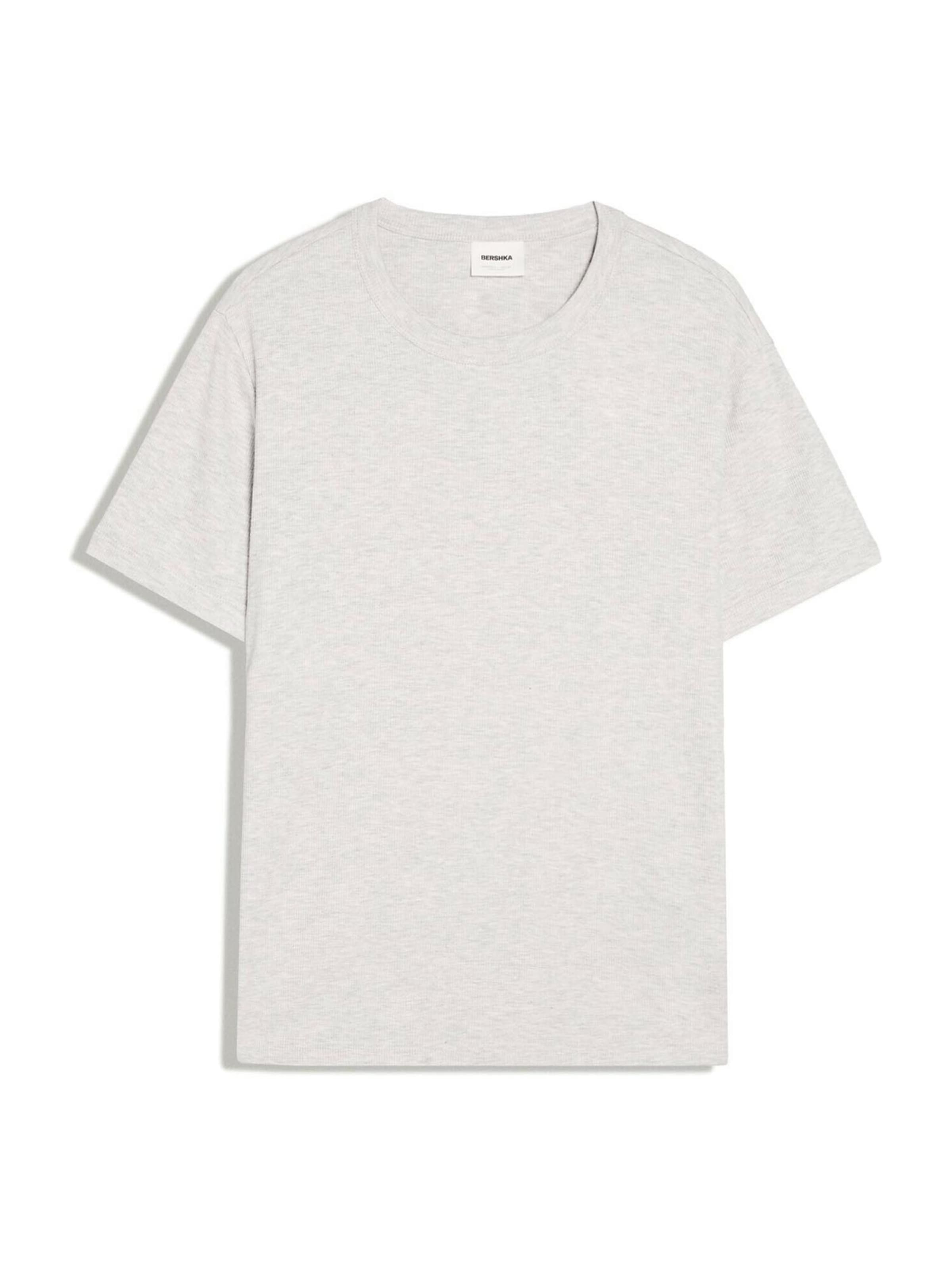 Maglietta in XS Bershka di colore grigio chiaro, Visualizzazione prodotti