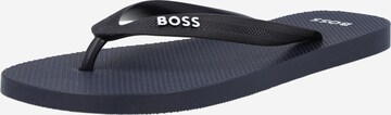 BOSS T-bar sandals 'Pacific' in Blue: front