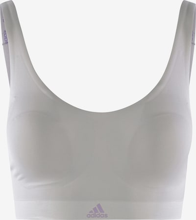 ADIDAS SPORTSWEAR Soutien-gorge ' NAKED 2PLY BRA ' en anthracite / blanc chiné, Vue avec produit