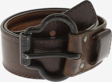 Closed Belt in One size in Brown: front