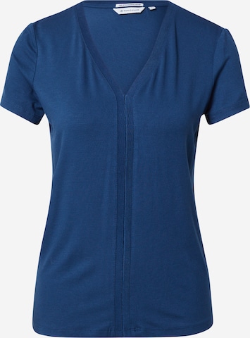 T-shirt TOM TAILOR en bleu : devant