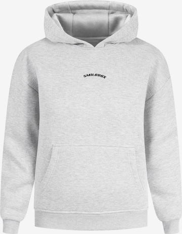 Smilodox Sweatshirt 'Jacey' in Grijs: voorkant