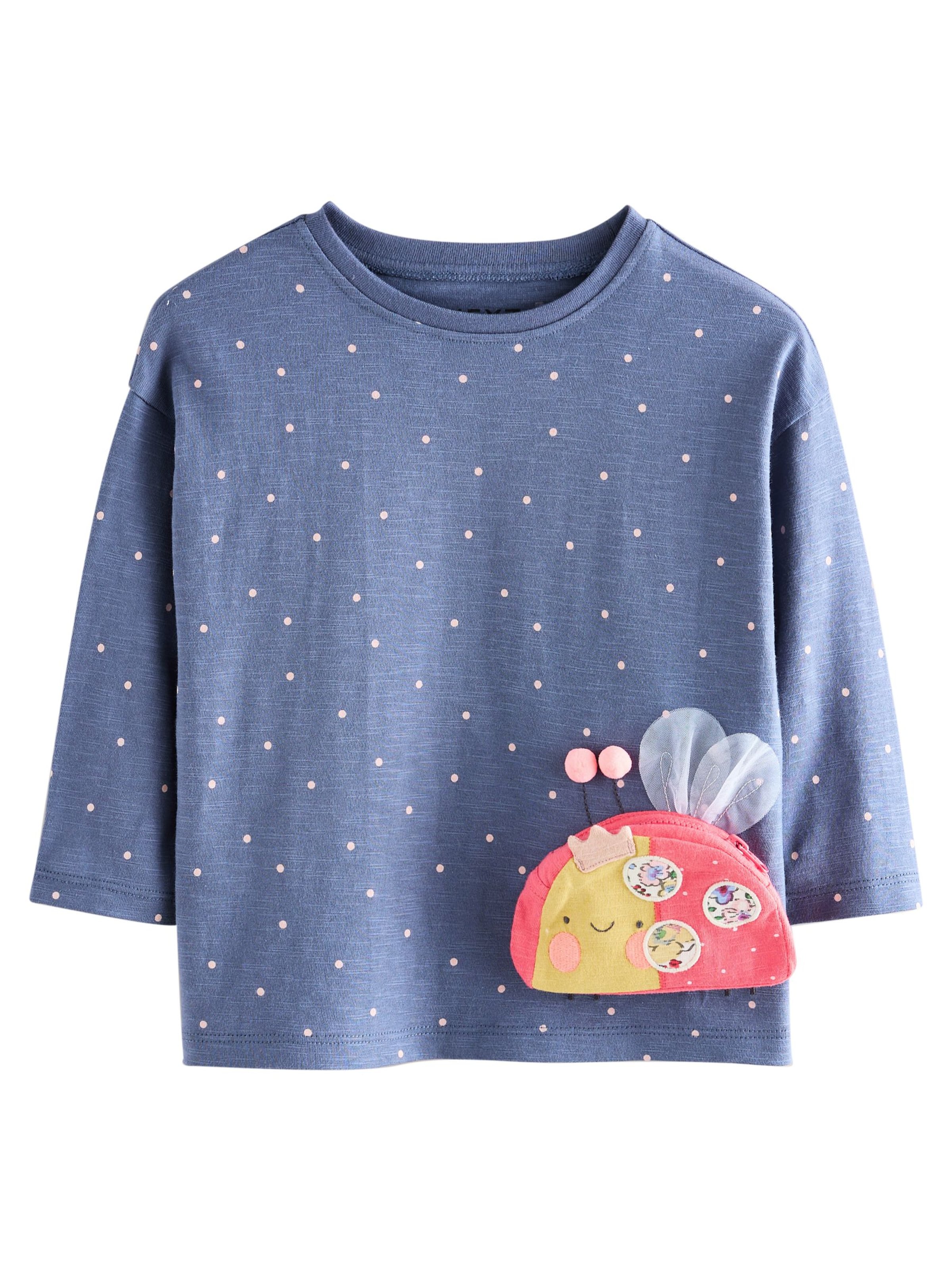 Next Tričko - Modrá: predná strana