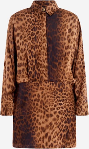 Robe-chemise ViCOLO en marron : devant