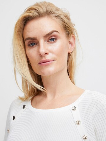 PULZ Jeans Sweater ' SARA ' in White