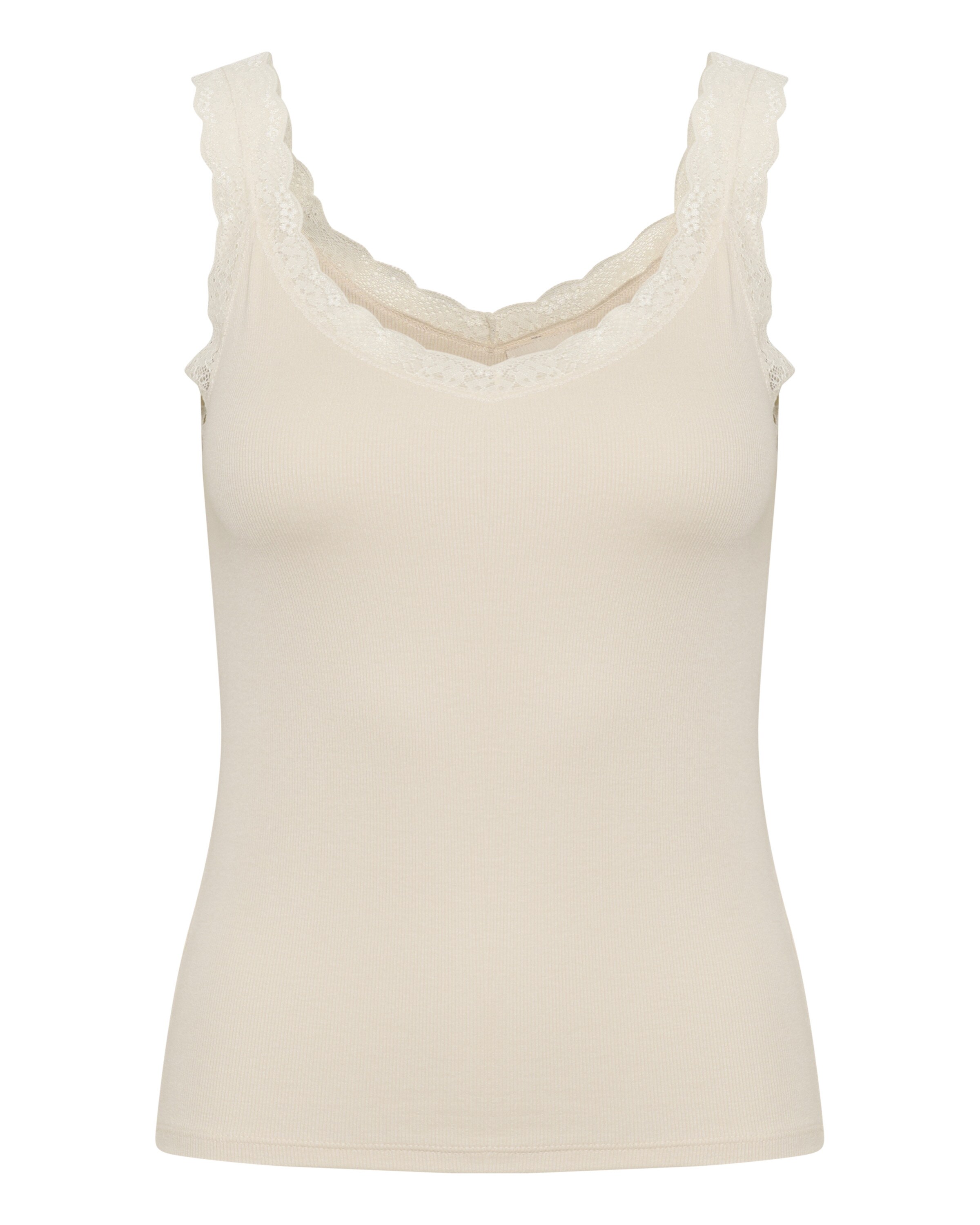 Part Two Top in Beige: Vorderseite