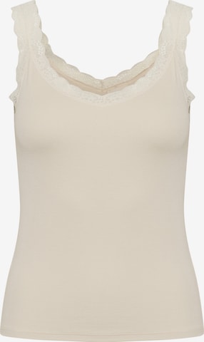 Part Two Top in Beige: Vorderseite