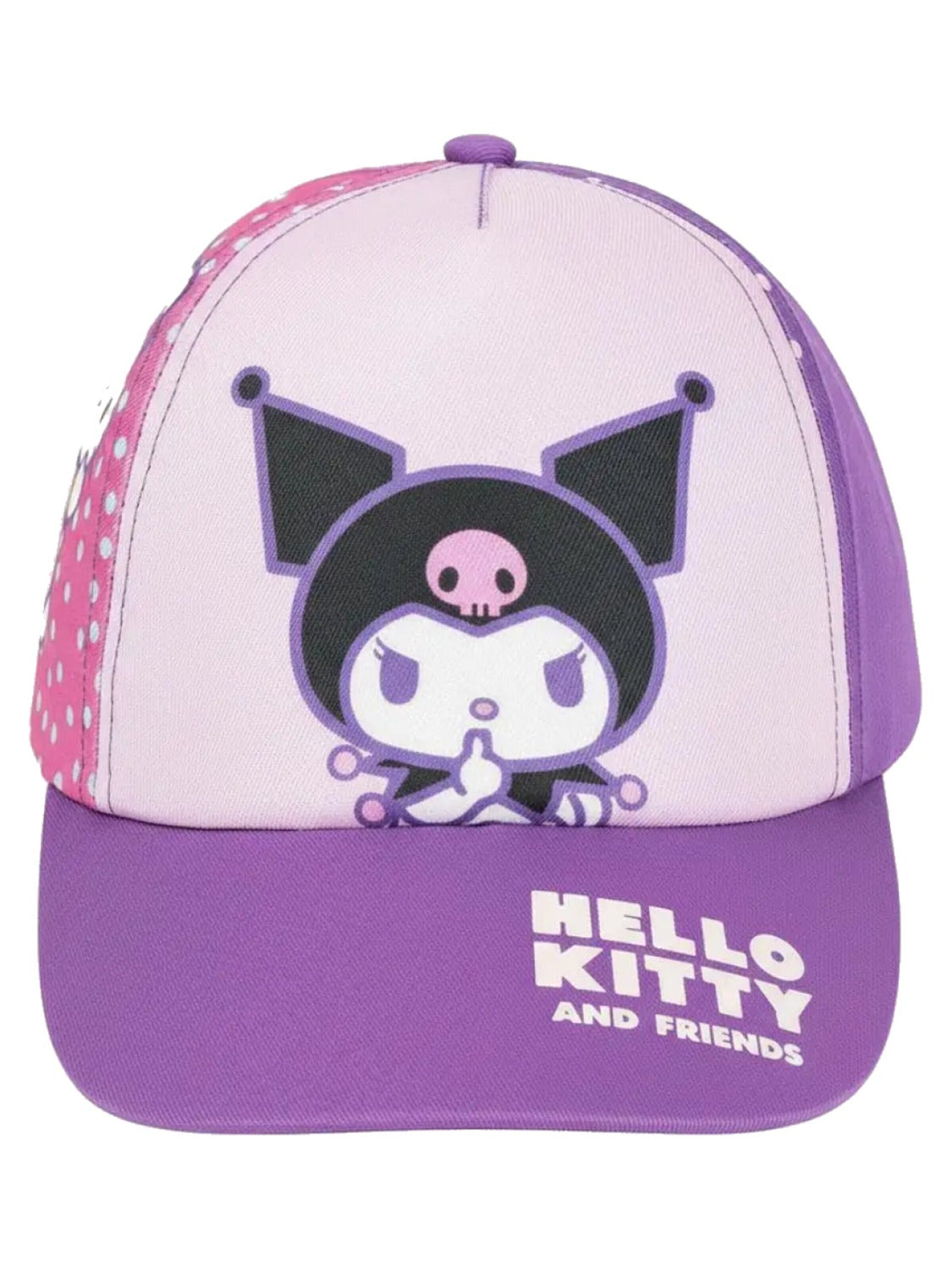 HELLO KITTY Hut 'Hello Kitty & Kuromi Pet'‌‌‌ in Lila: Vorderseite