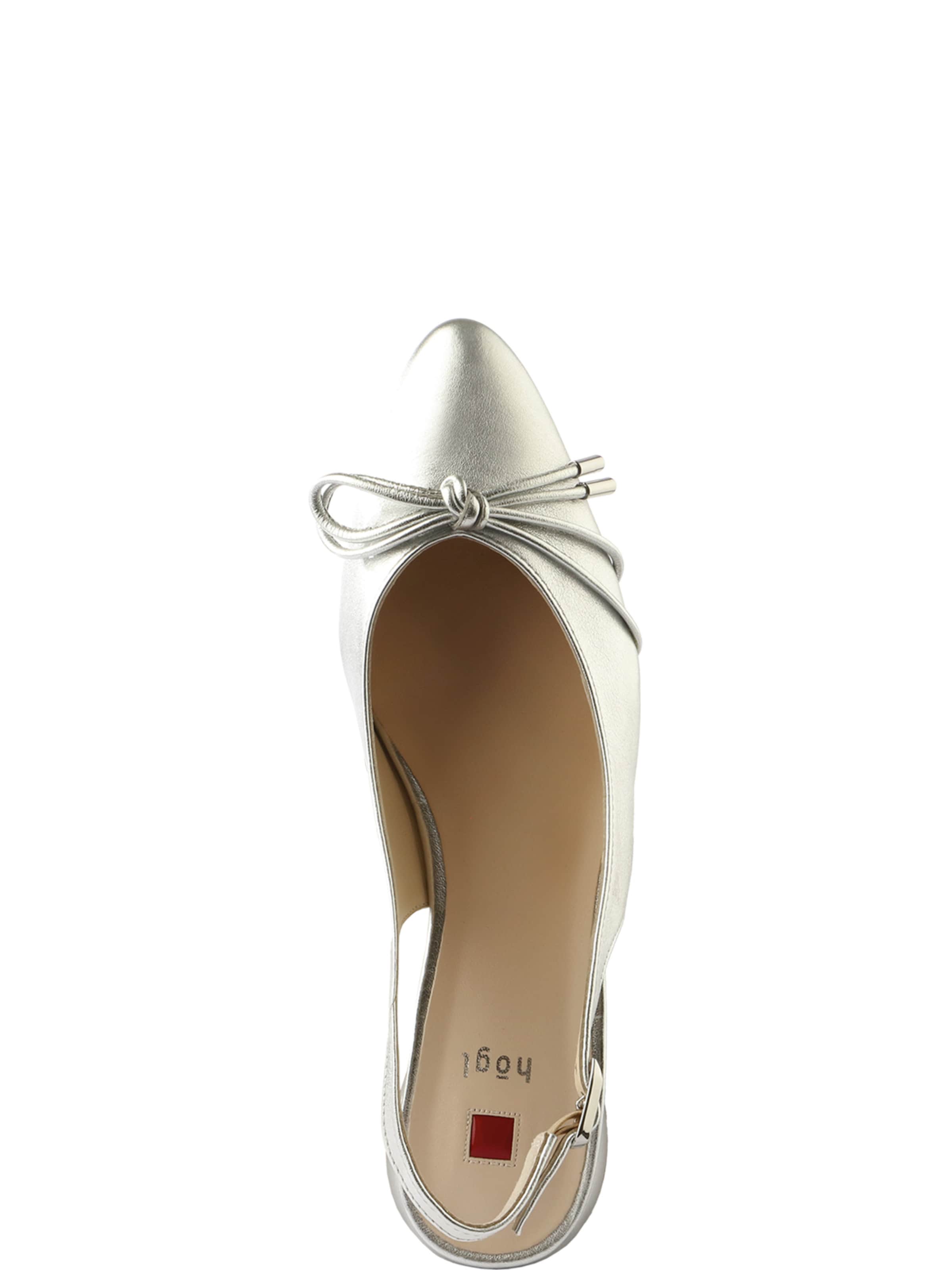 Ballerines à lanières 'LOTTA' Högl en argent