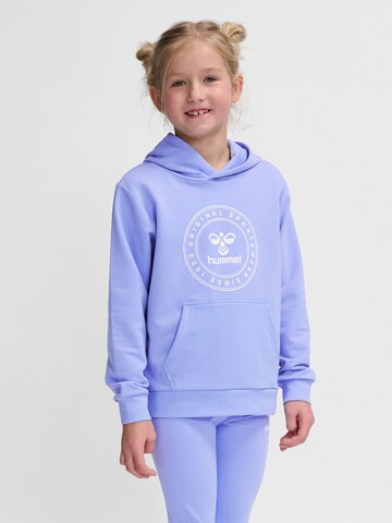 Hummel Sweatshirt 'Cuatro' in Blauw: voorkant