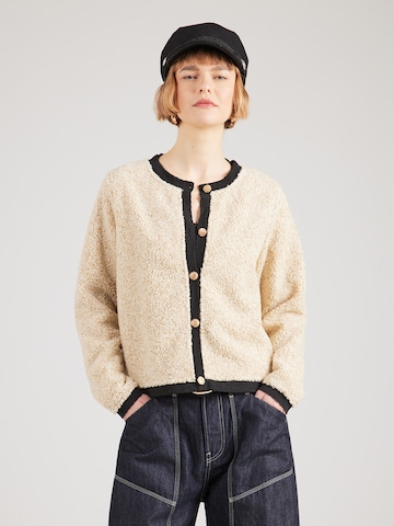 Soyaconcept Gebreid vest 'BESSIE 7' in Beige: voorkant