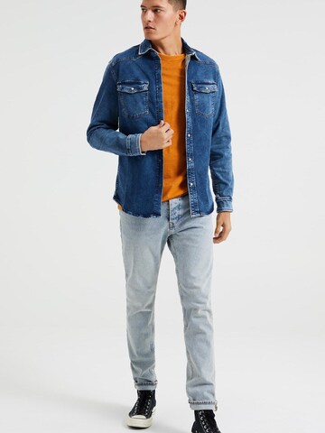 WE Fashion Regular Jeans in Blauw