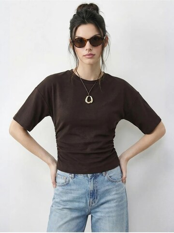 Bianco Lucci Shirt in Brown: front