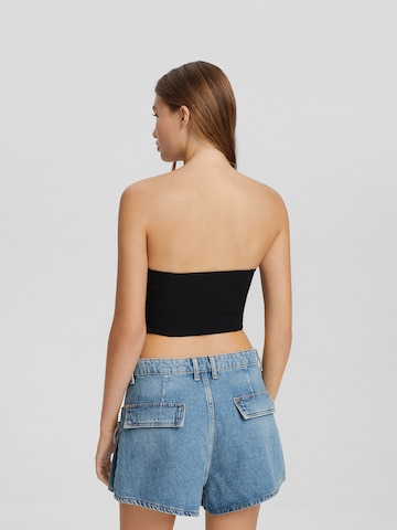 Bershka Top - Čierna