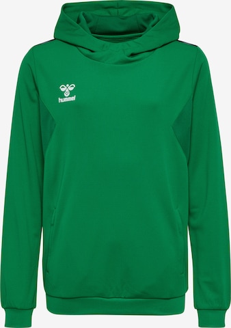Hummel Sportief sweatshirt 'Authentic' in Groen: voorkant