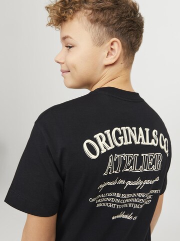 Jack & Jones Junior T-Shirt 'Santorini' in Schwarz