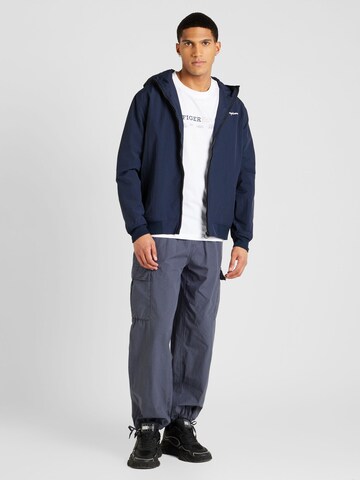 Iriedaily Tapered Cargo Pants in Blue