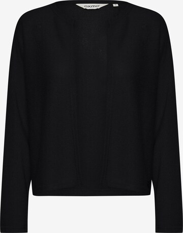 Oxmo Knit Cardigan 'KIKE' in Black: front