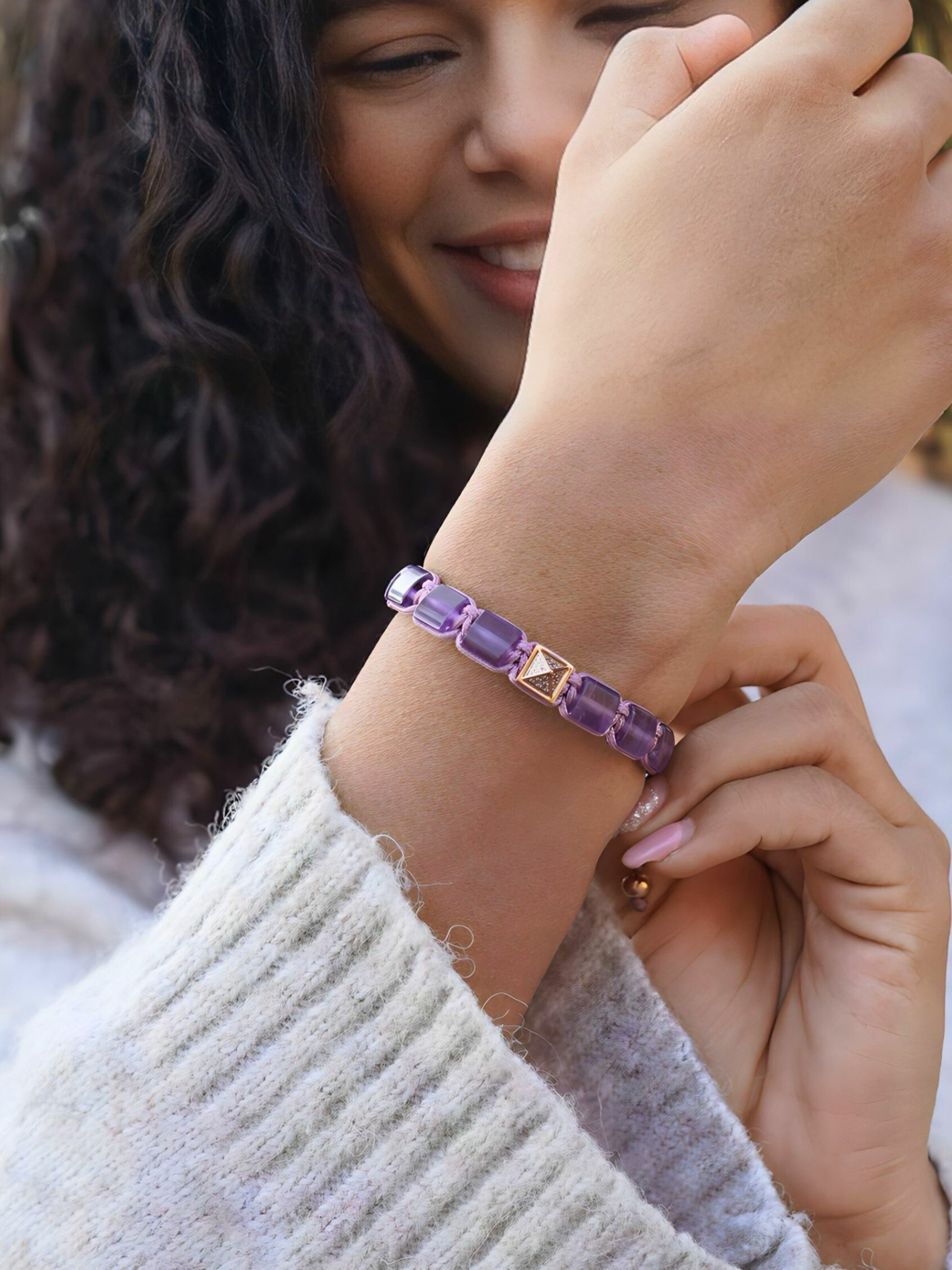 GT Collection Bracelet 'Lady Bracelet' in Purple