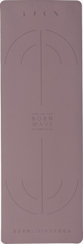 Born Living Yoga Mat ' Wave ' in Pink: front