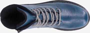 Rieker Lace-Up Ankle Boots 'Y2440' in Blue