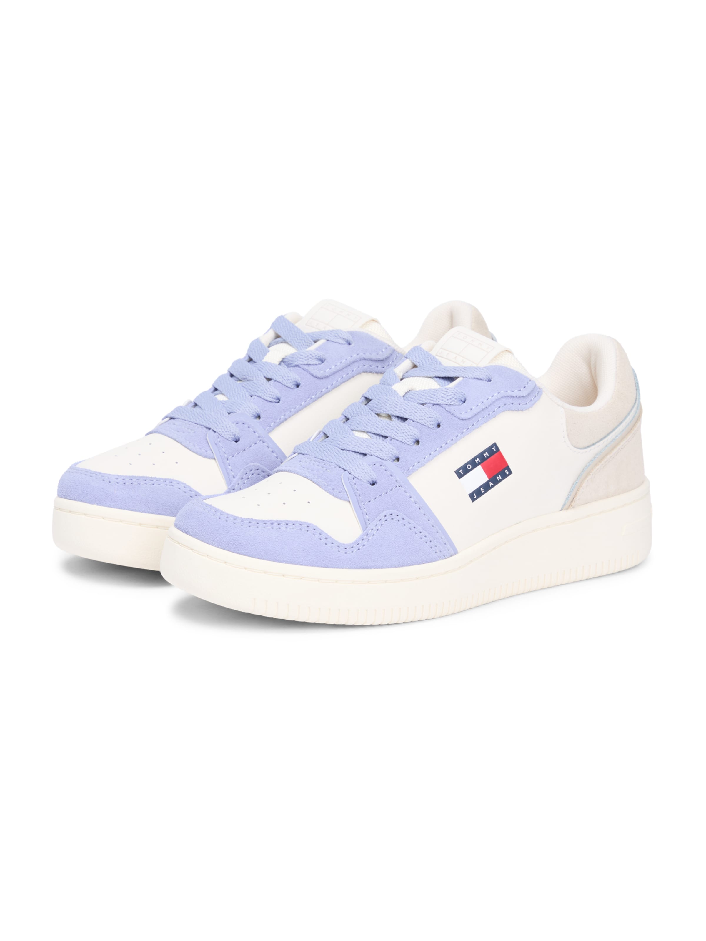 Tommy Jeans Низкие кроссовки 'RETRO BASKET' в Бежевый