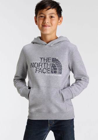 THE NORTH FACE Sweatshirt i grå: framsida