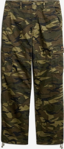 Pantalon cargo Superdry en vert : devant