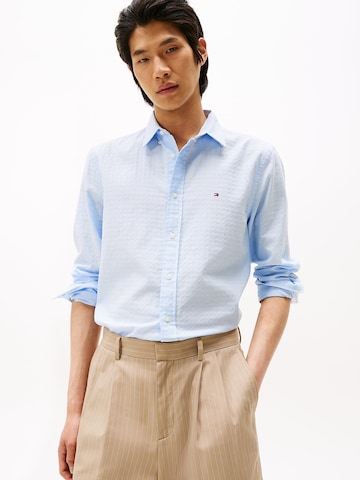 TOMMY HILFIGER Regular fit Button Up Shirt in Blue: front