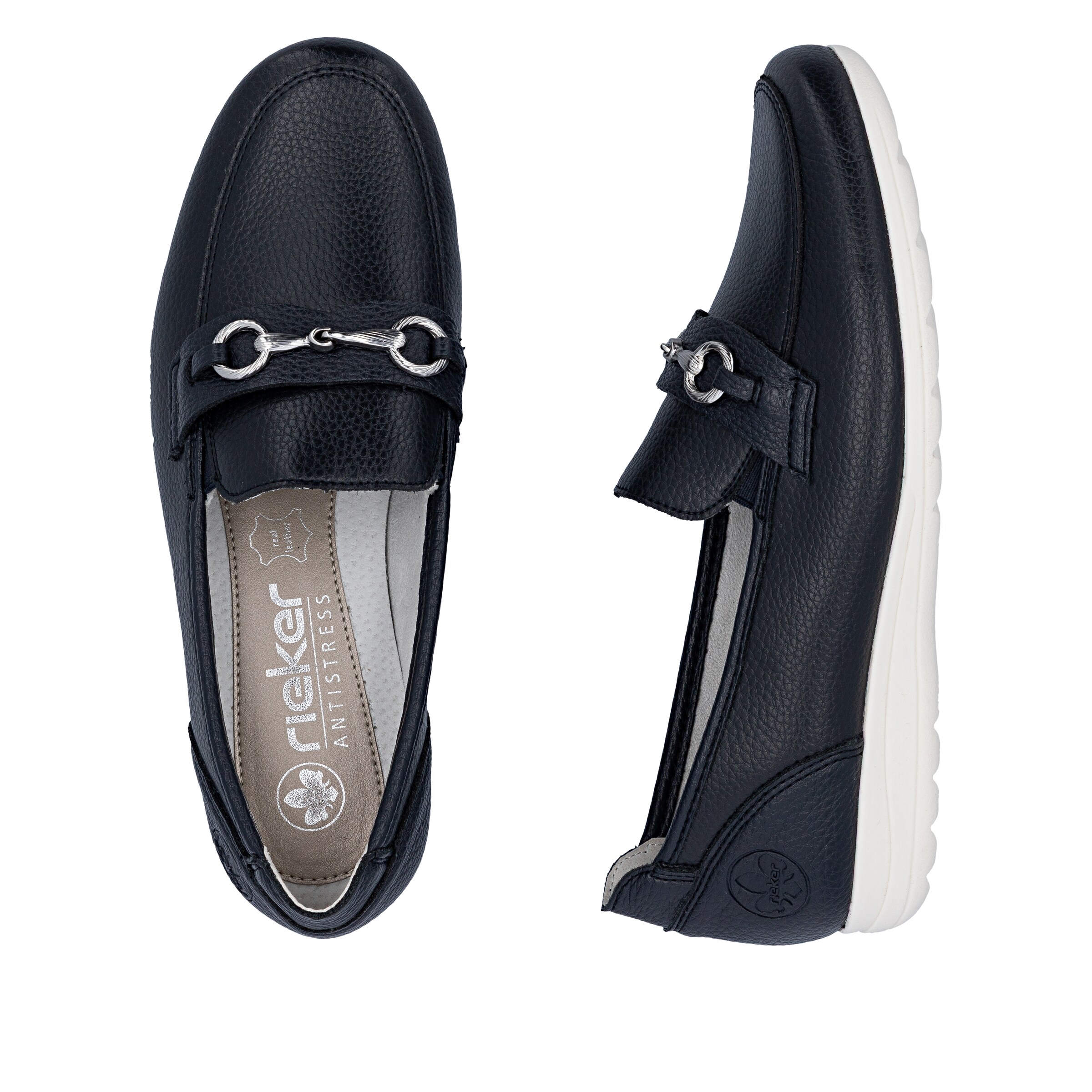 Chaussure basse 'L9355' Rieker en bleu