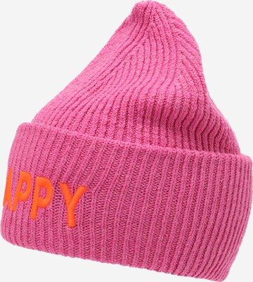 Zwillingsherz Beanie in Pink: front