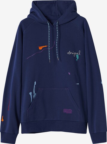 Desigual Sweatshirt in Blauw: voorkant