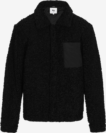 Giacca di mezza stagione di MO in nero: frontale