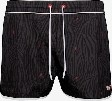 DIESEL Board Shorts 'JESPER' in Black: front