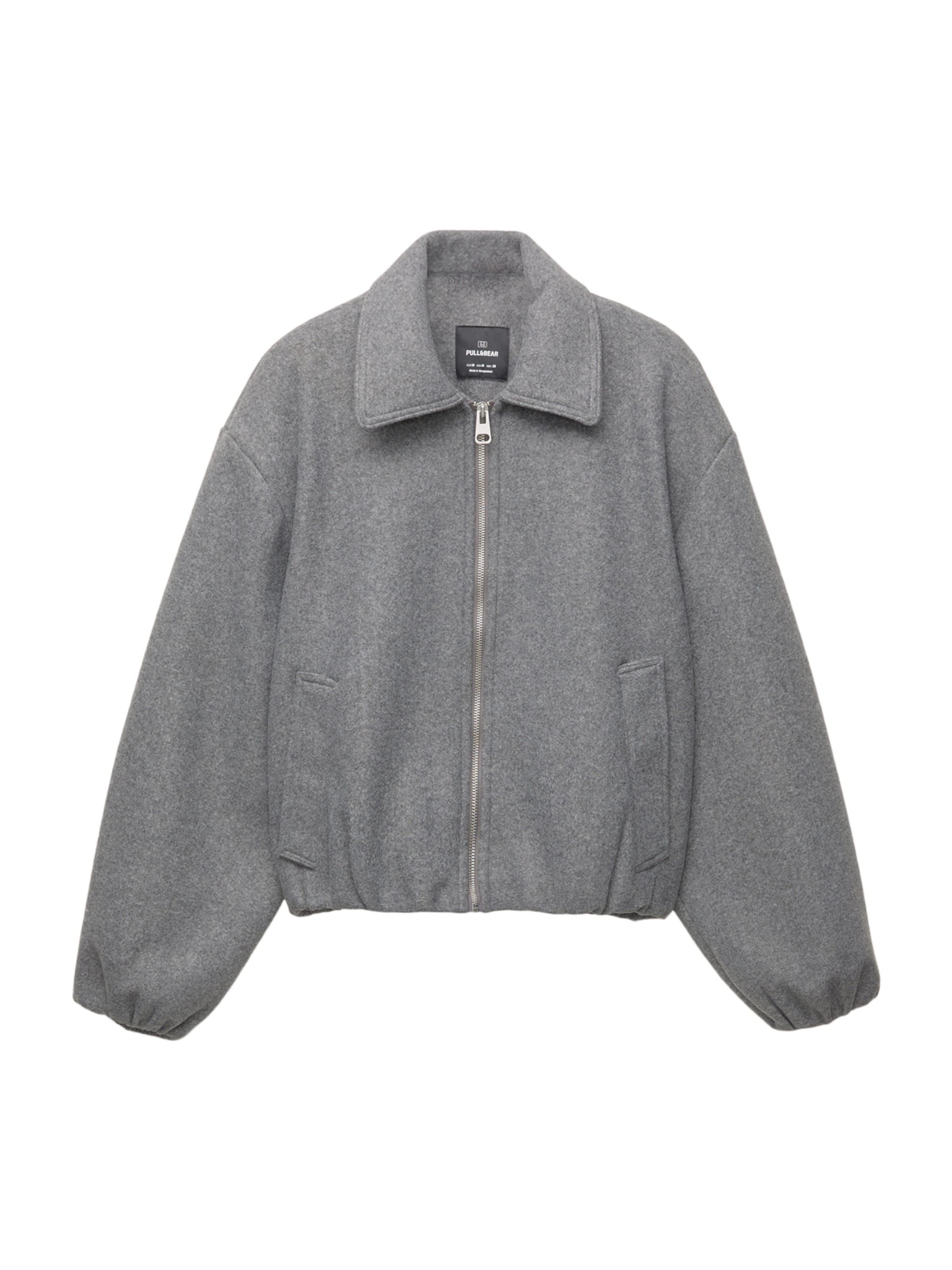 Pull&Bear Přechodná bunda - šedá, Produkt