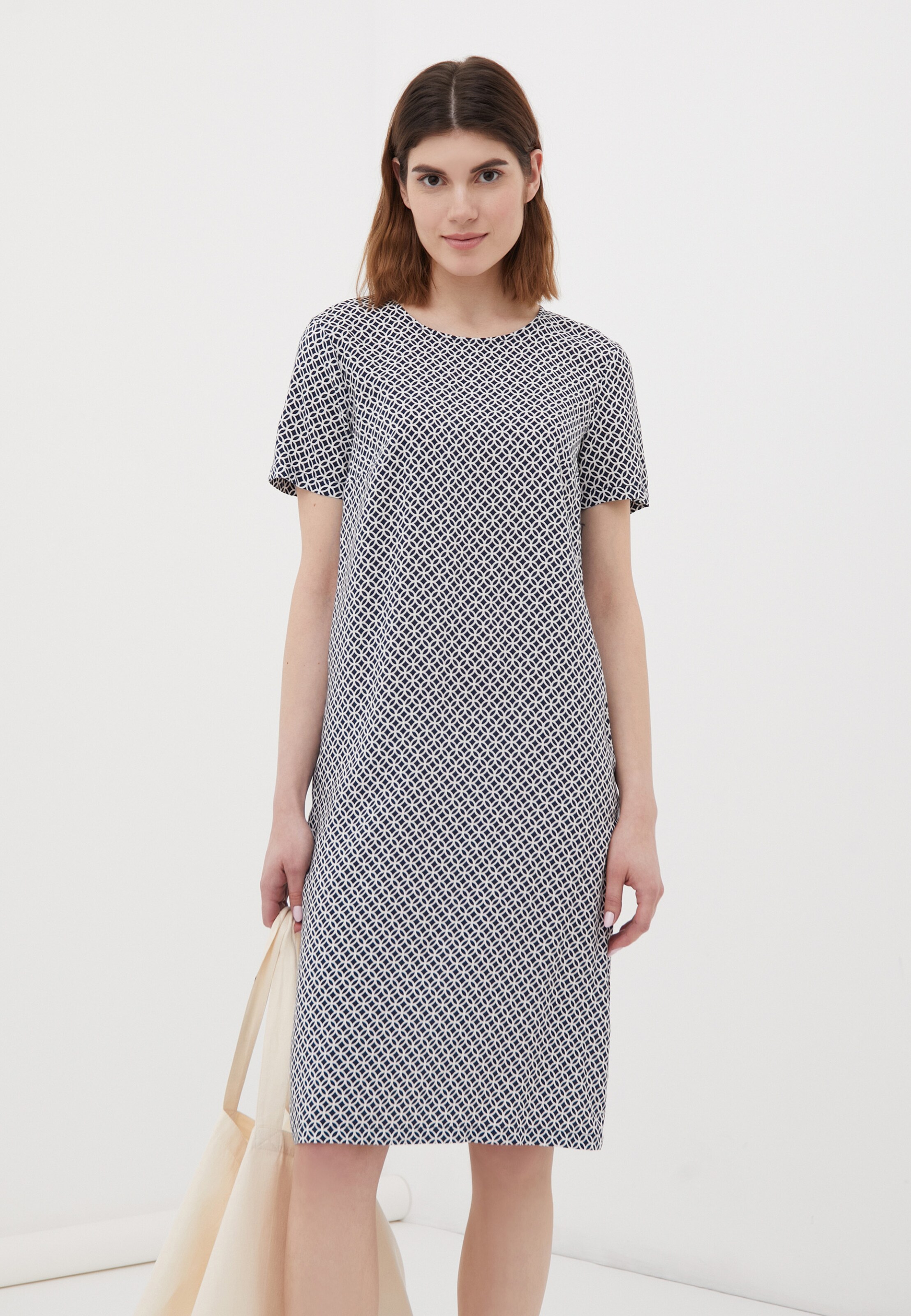 Frauen Große Größen Finn Flare Sommerkleid in Dunkelblau - SY04205 Frauen Große Größen Finn Flare Sommerkleid in Dunkelblau - SY04205