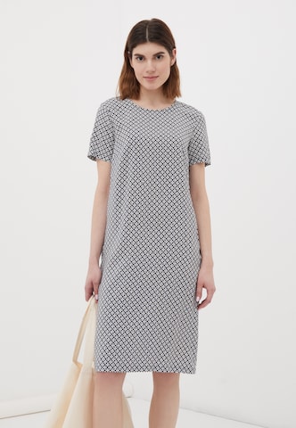 Finn Flare Zomerjurk 'Print' in Blauw: voorkant