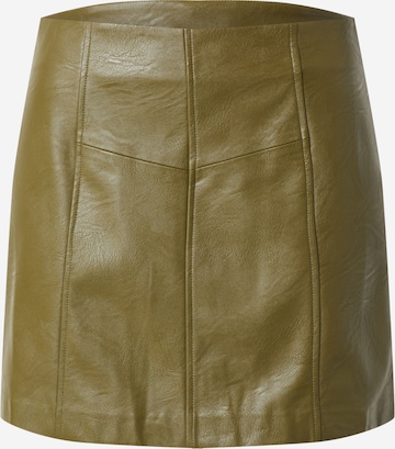 PIECES Skirt 'Frania' in Green: front