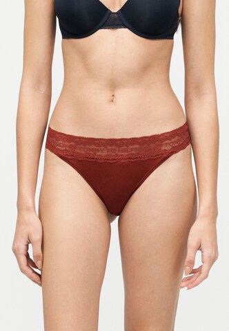 Tommy Hilfiger Underwear Стринги в Бежевый: спереди